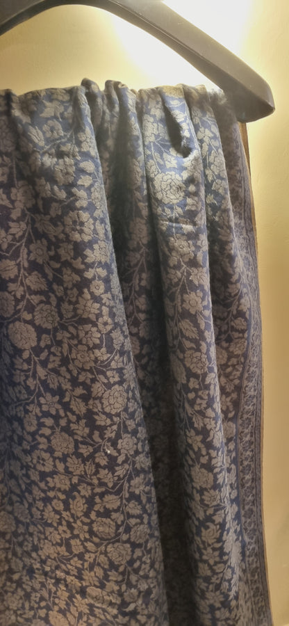 Reversible pashmina kaani shawls