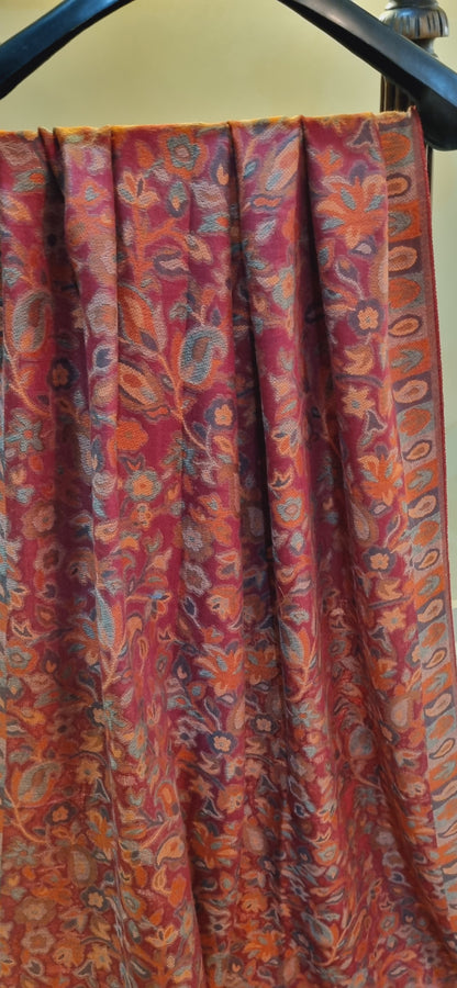 Woolen pashmina kaani shawl
