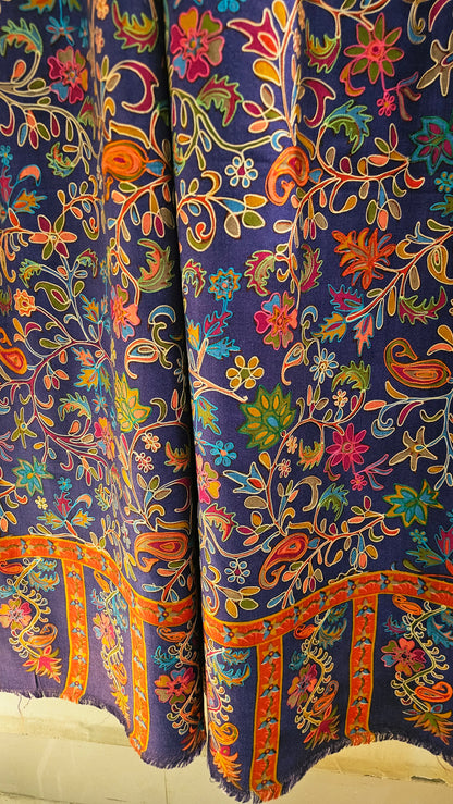 Reelkar embroidered minishawl: pashmina
