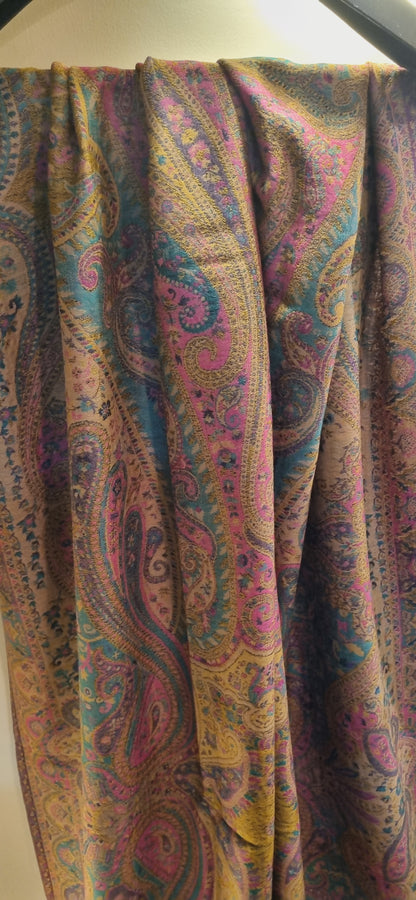Reversible Persian kaani shawl