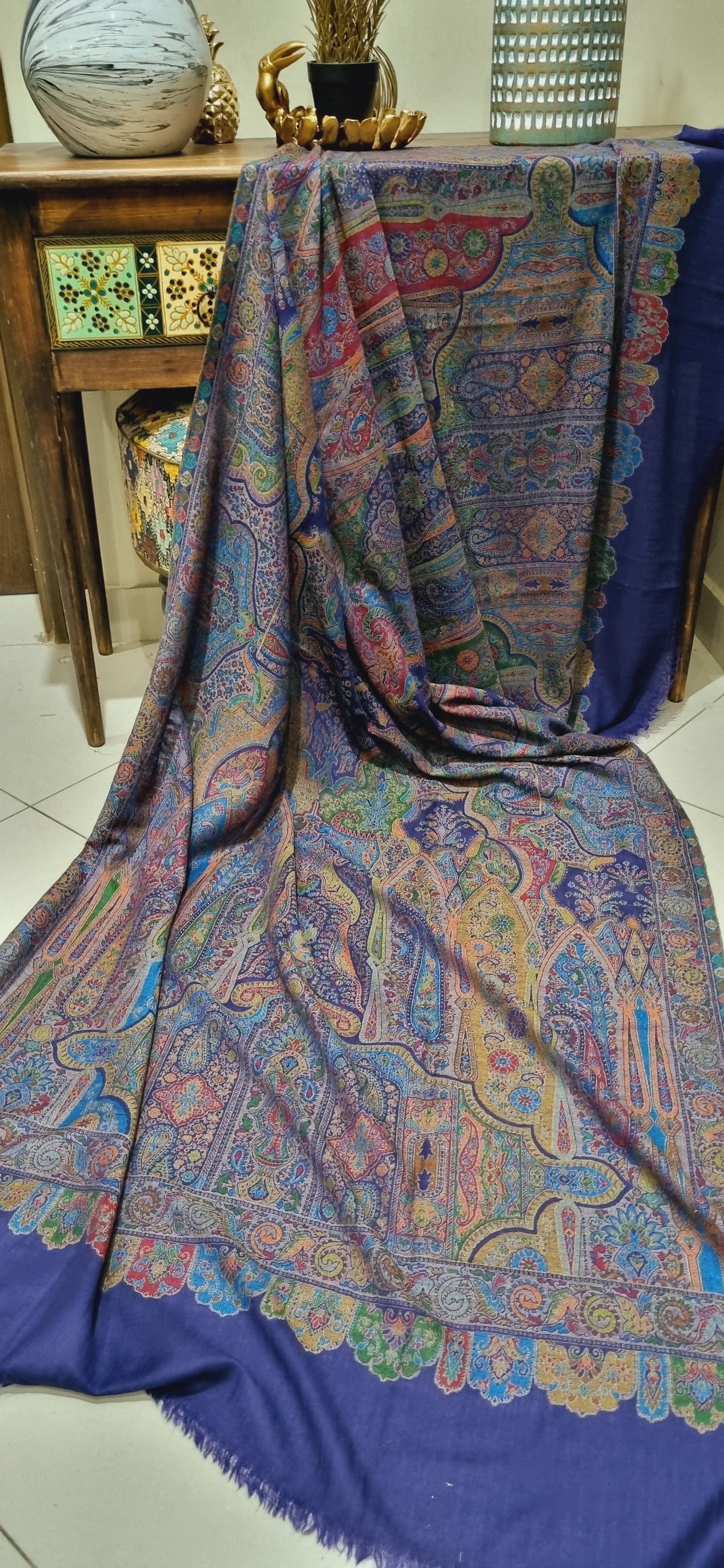 Persian kaani pashmina shawl