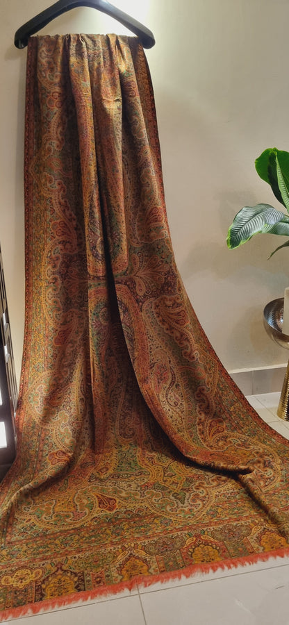 Reversible Persian kaani shawl