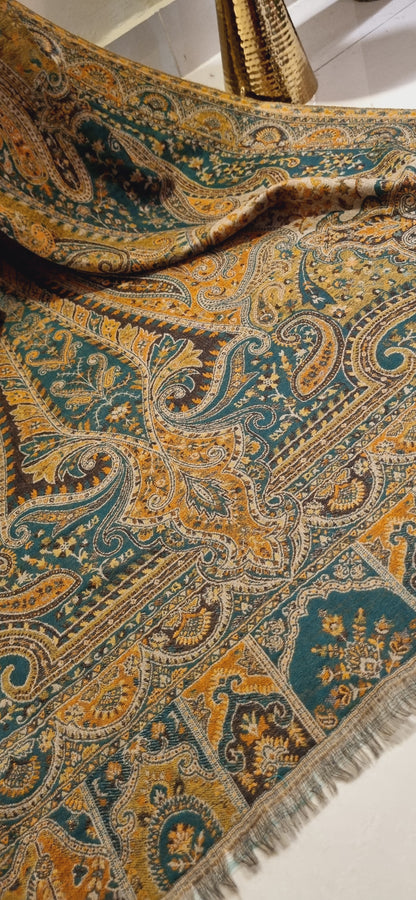 Reversible persian kaani shawl