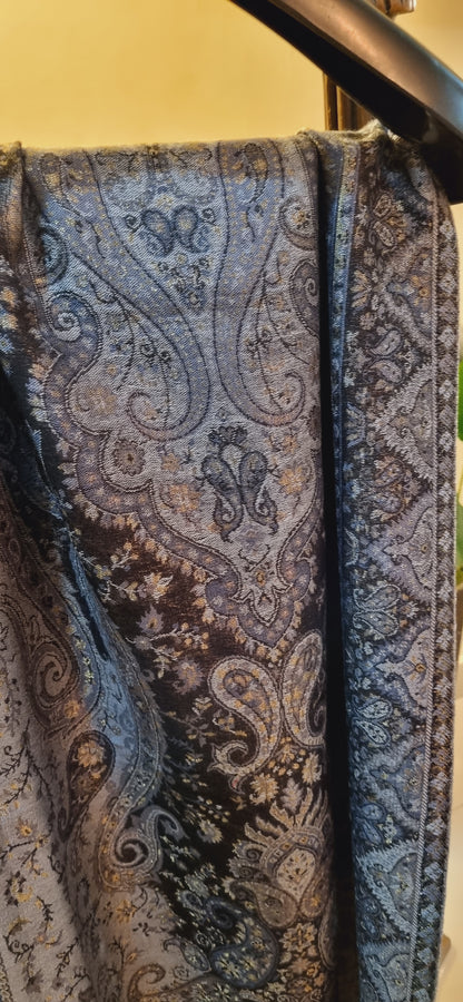 Gandhara reversible moonlight kaani shawl