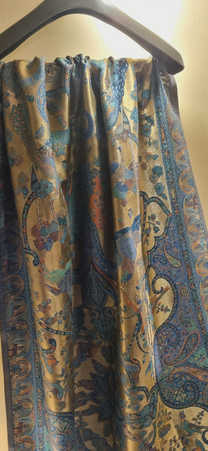 Laila's moonlight silky kaani shawl