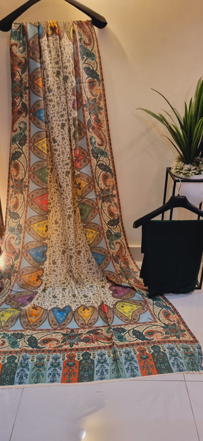 Printed pashmina