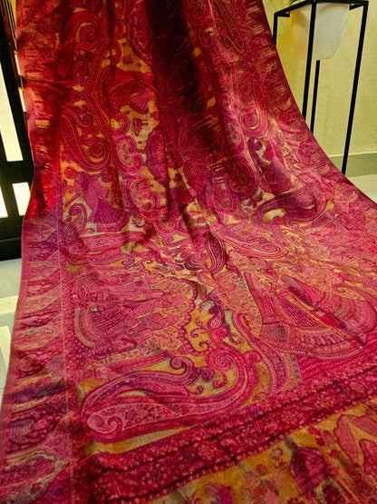 Moonlight silky kaani shawl/dupata