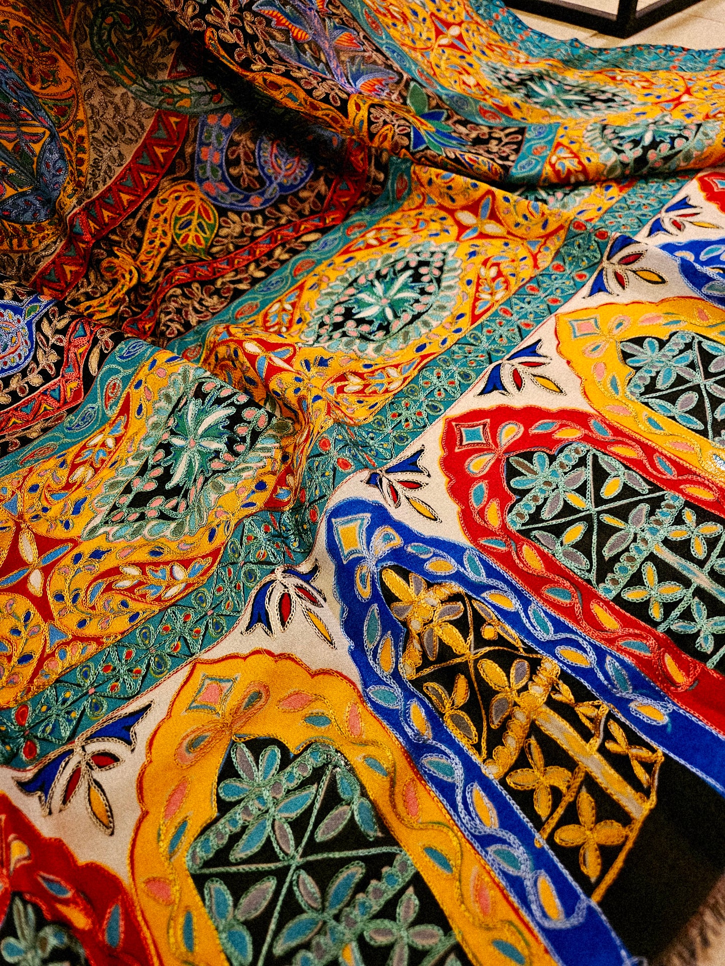 Reelkar silk shawl/dupata