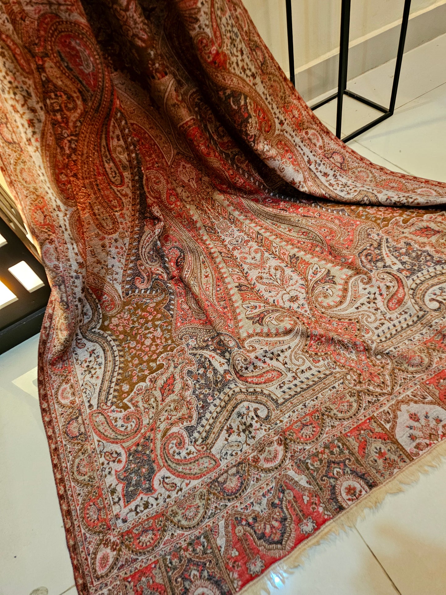 Tabraiz persian kaani pashmina shawl
