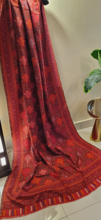 Jama kaani pashmina shawl