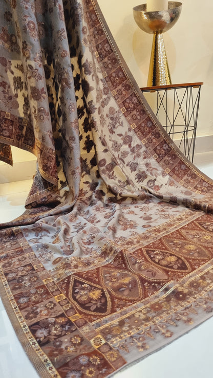 Silk kaani shawl
