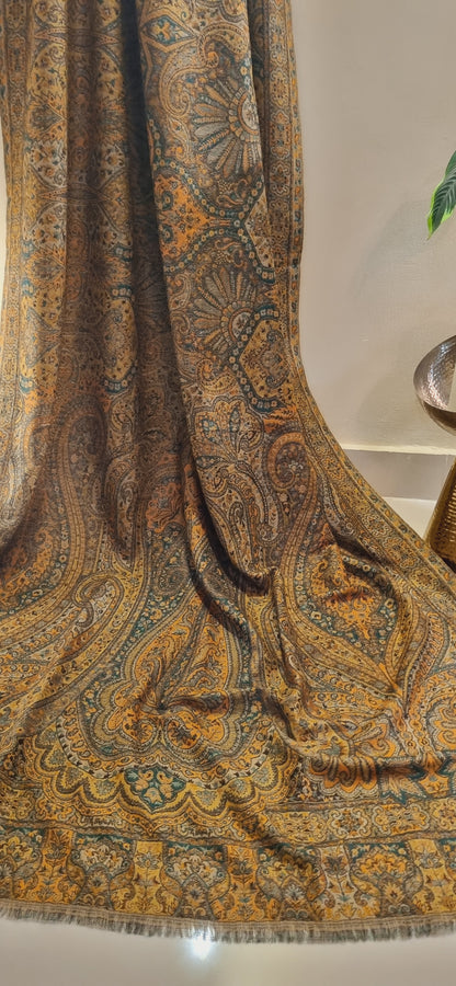 Reversible Persian kaani shawl