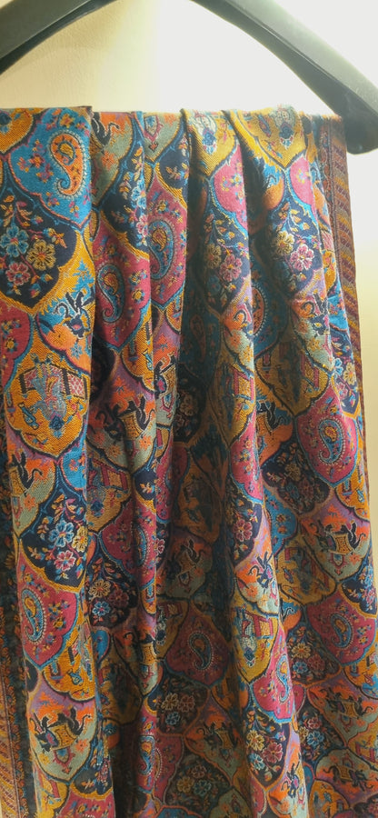 Tabrizi kaani pashmina shawl