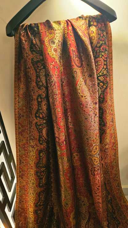 Gandhara reversible kaani: shawl