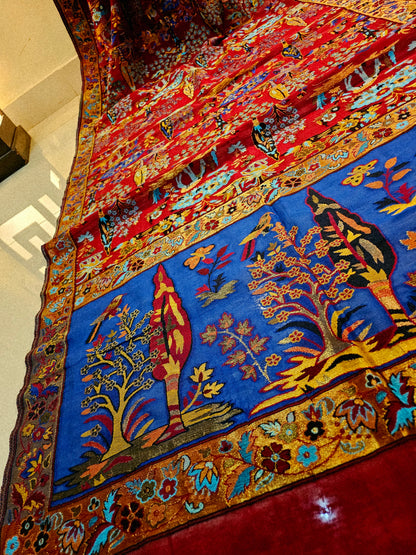 Silk kaani minishawl