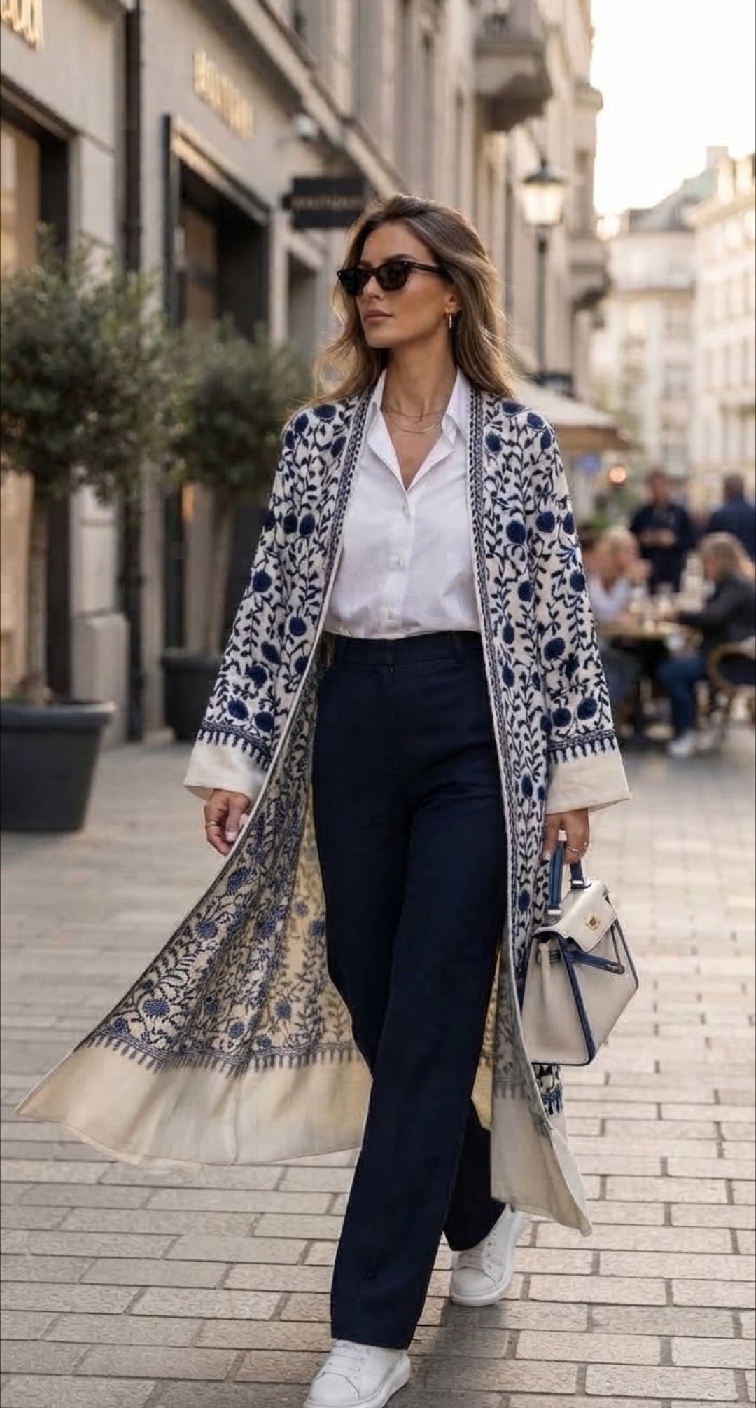 Embroidered coat: Pashmina