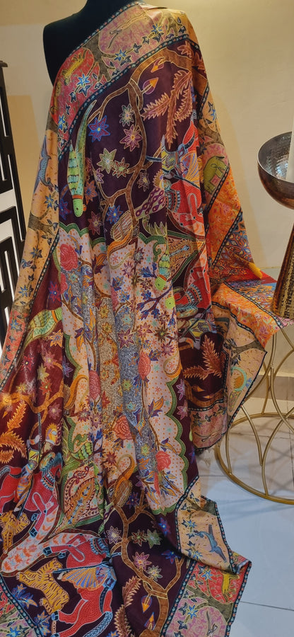 Reelkar shikargah shawl