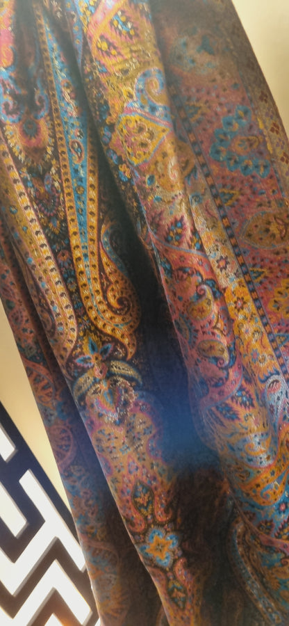 Reversible gandhara moonlight kaani shawl