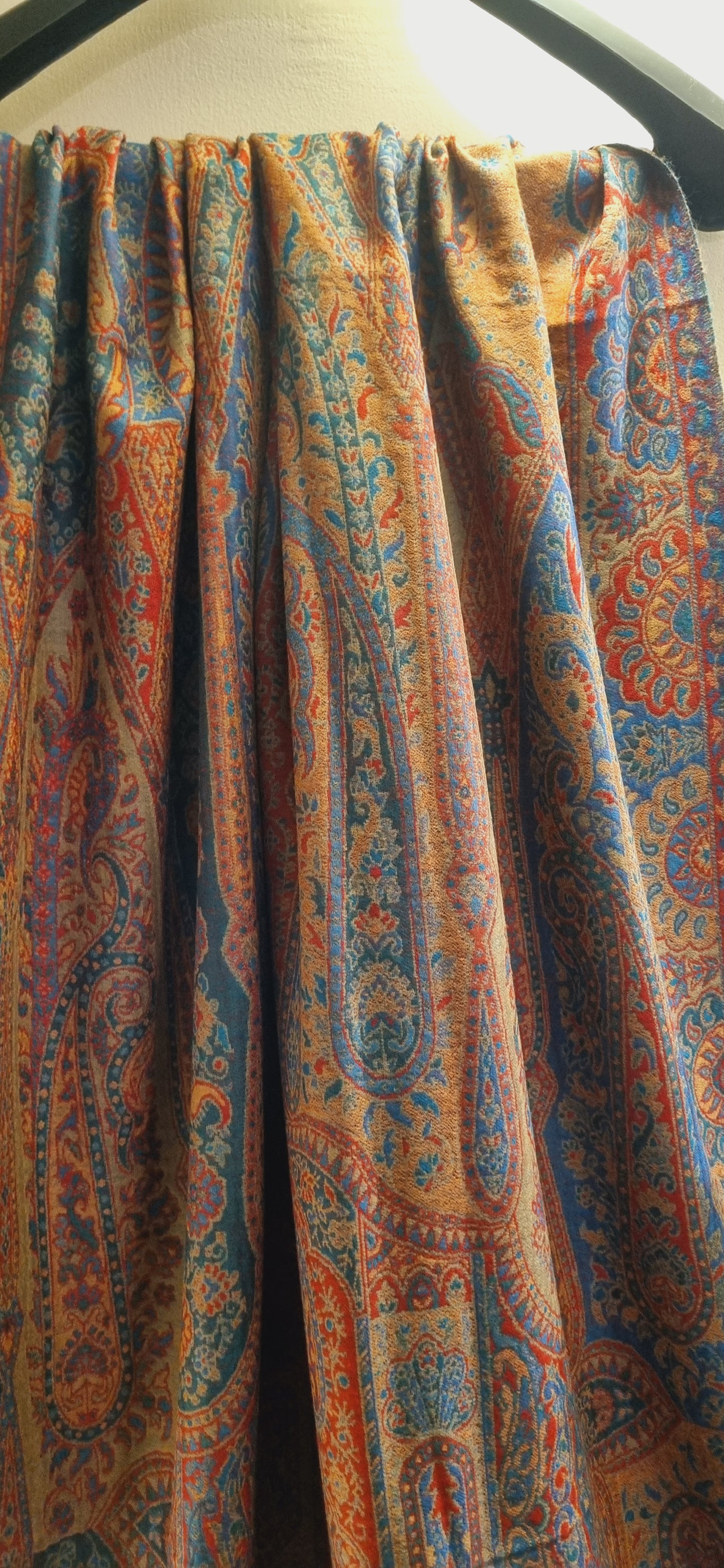 Reversible persian kaani shawl