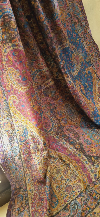 Persian pashmina kaani shawl