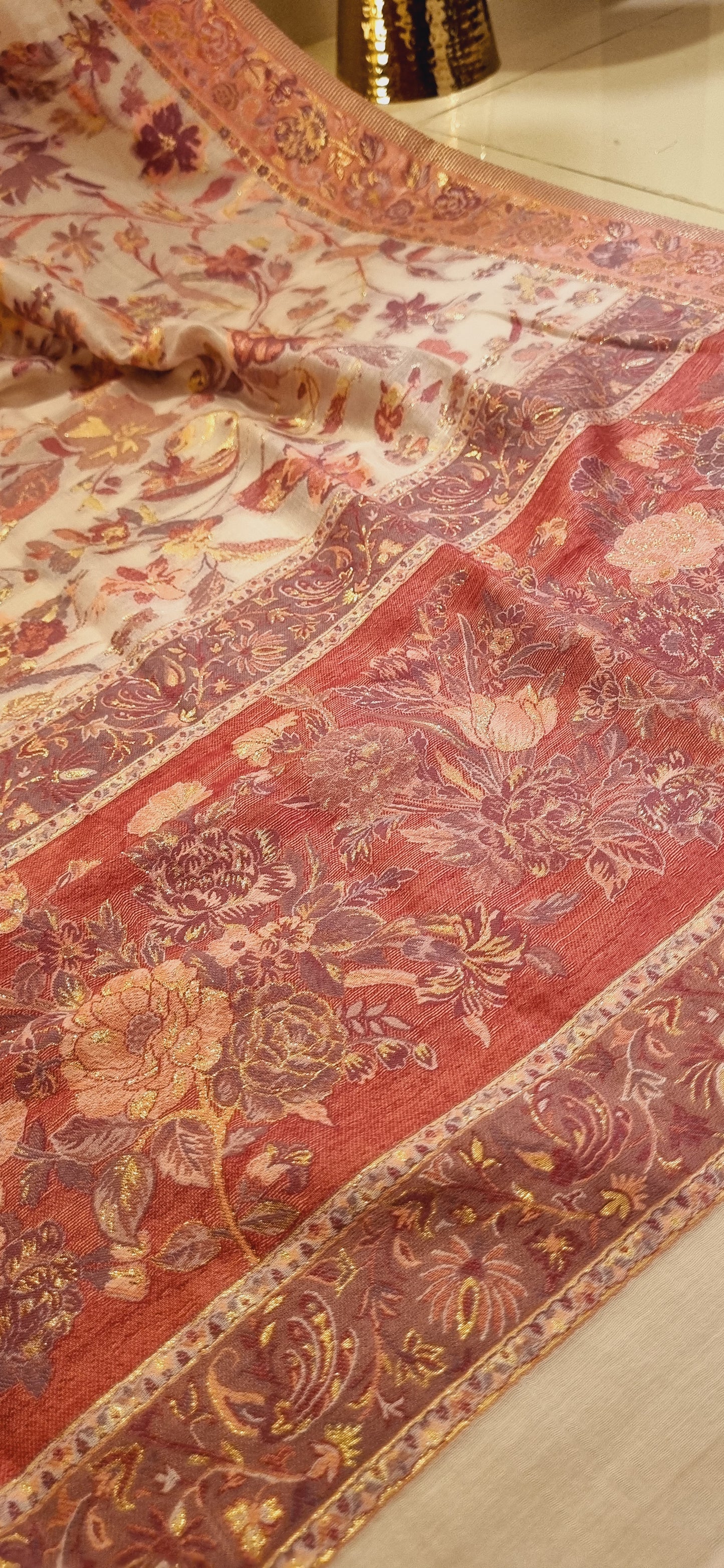 Silk kaani shawl