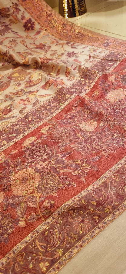 Silk kaani shawl