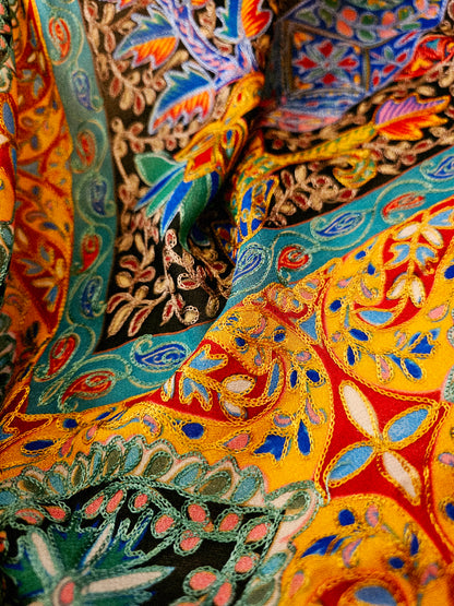 Reelkar silk shawl/dupata