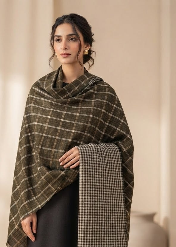 Reversible kaani shawl: toosh