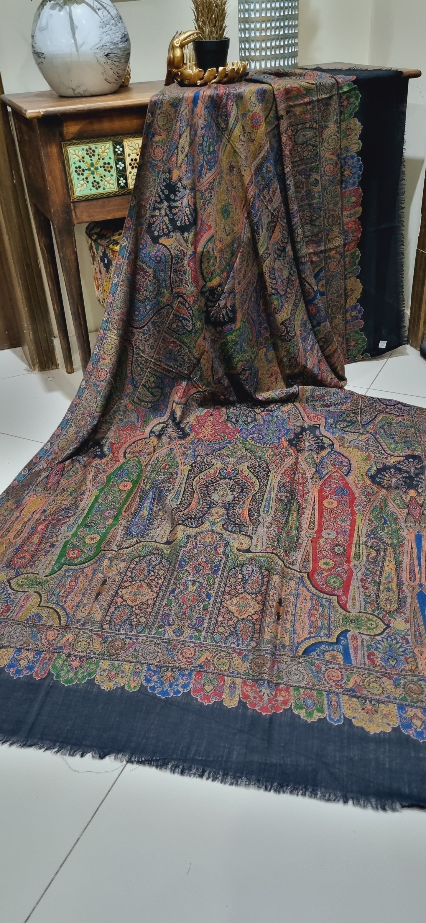 Persian kaani pashmina shawl