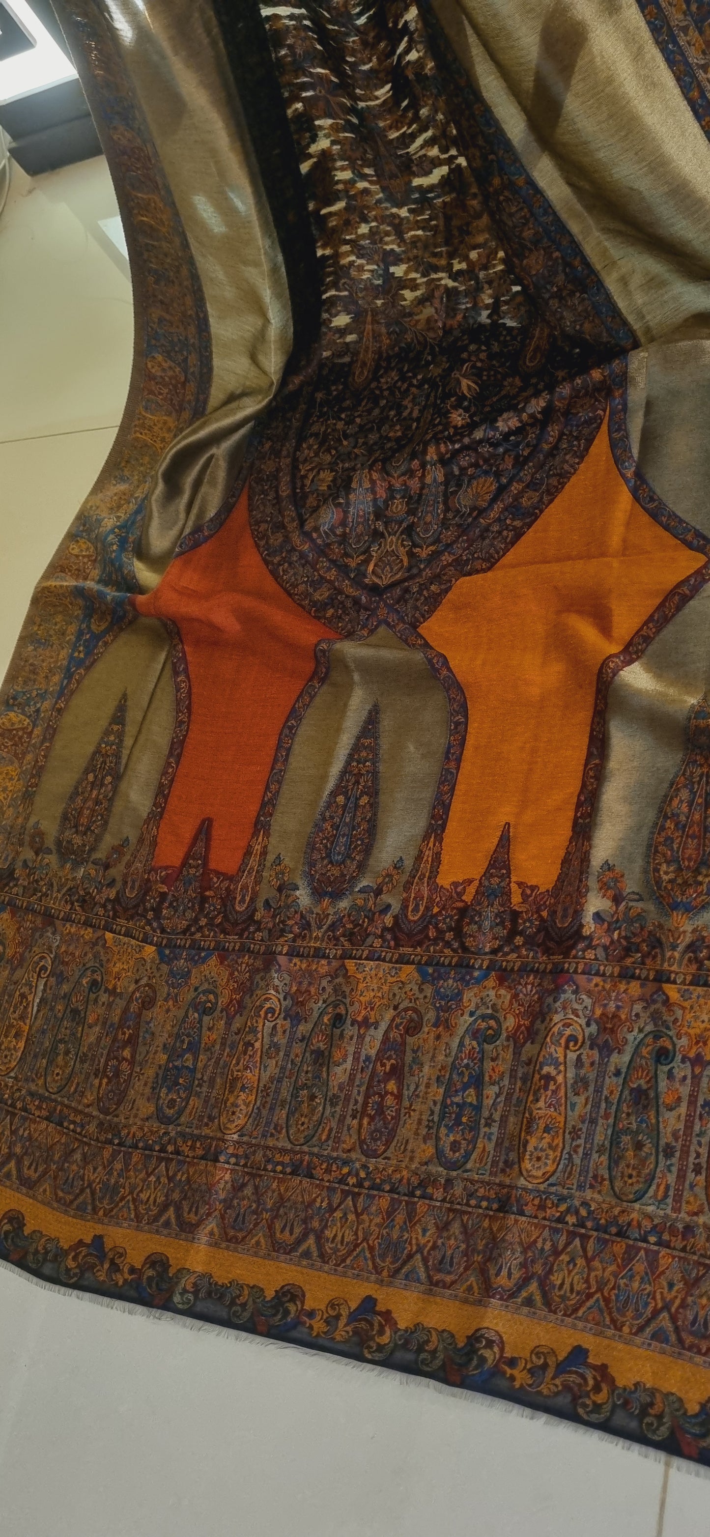 Moonlight silky pashmina shawl