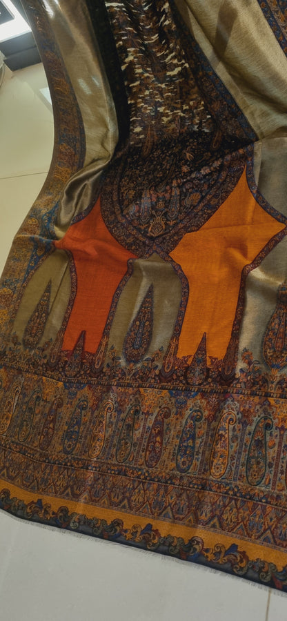 Moonlight silky pashmina shawl