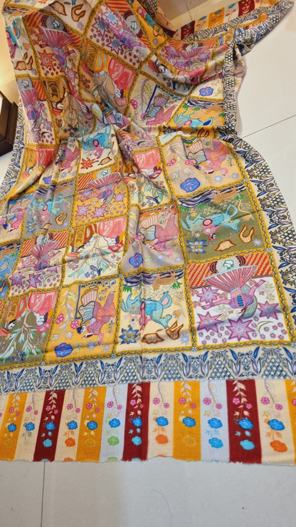 Mughal reelkar pashmina