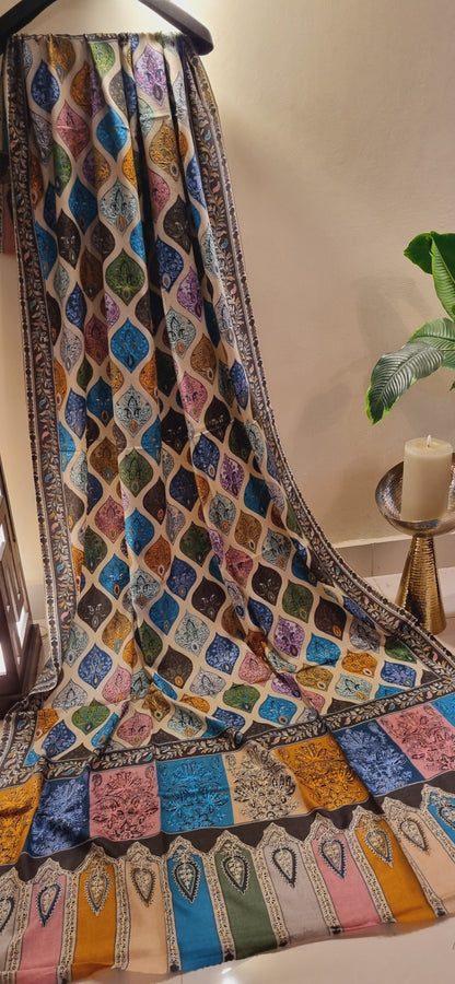 Reelkar embroidered pashmina