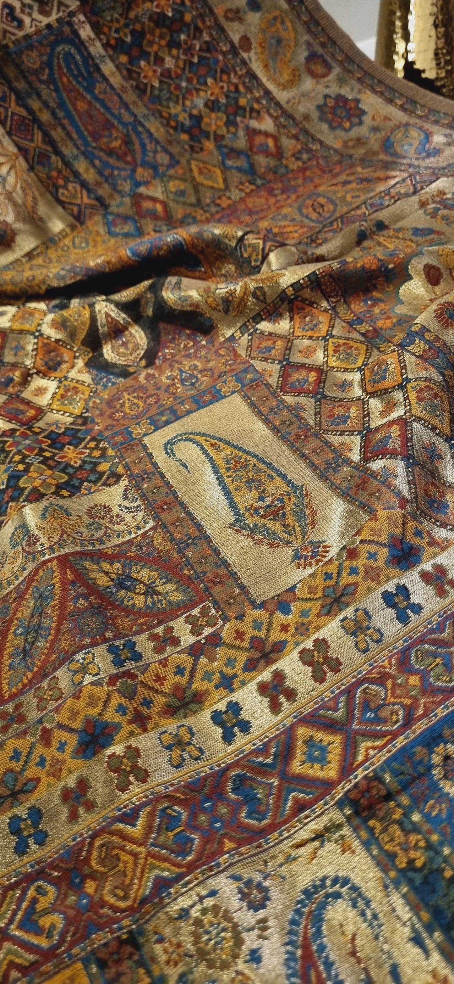 Mariana's moonlight silky kaani shawl