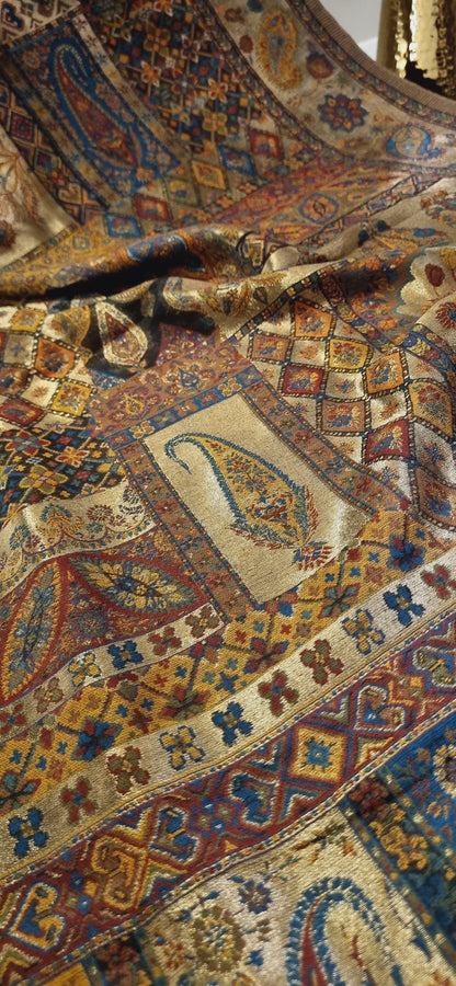 Mariana's moonlight silky kaani shawl