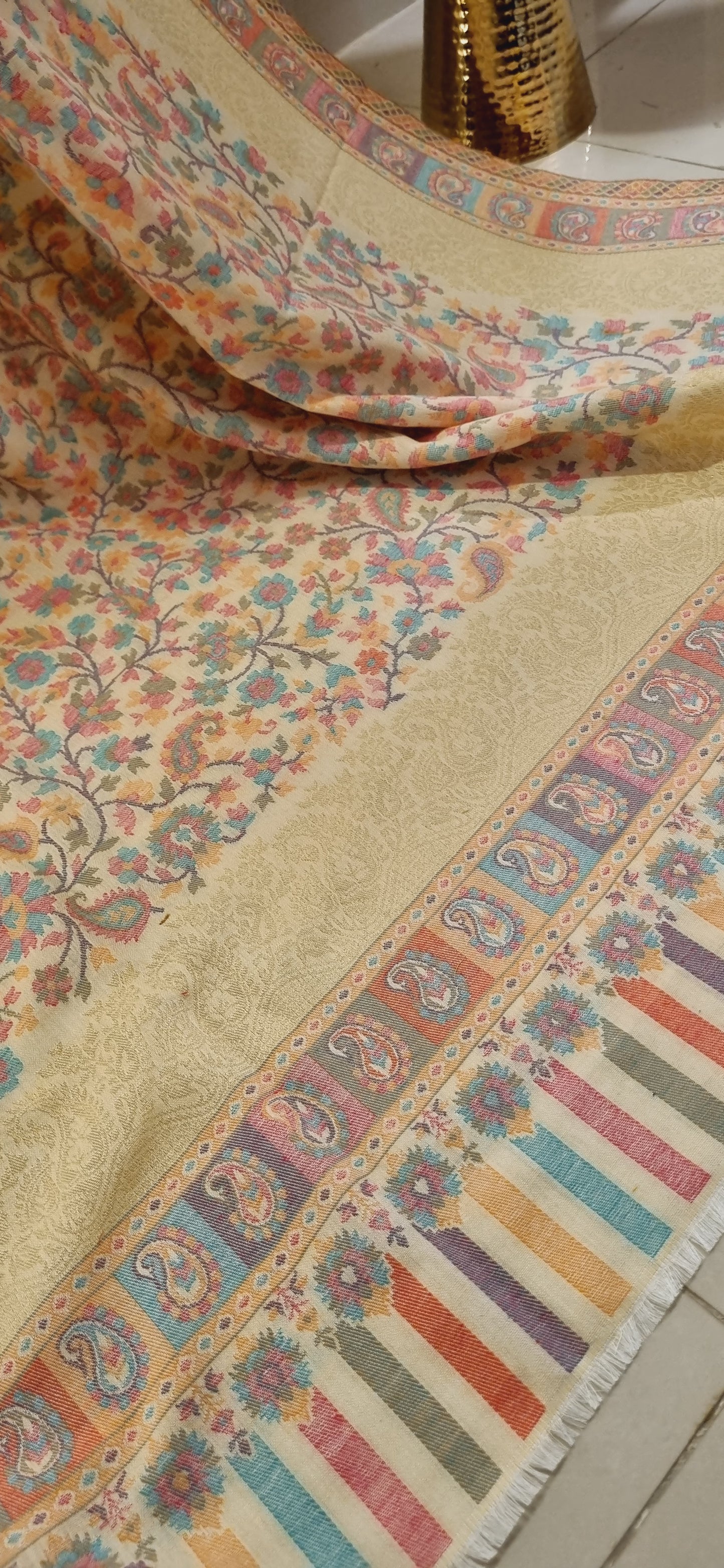 Pashmina Moonlight kaani shawl