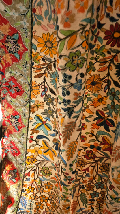 Reelkar embroidered: Pashmina