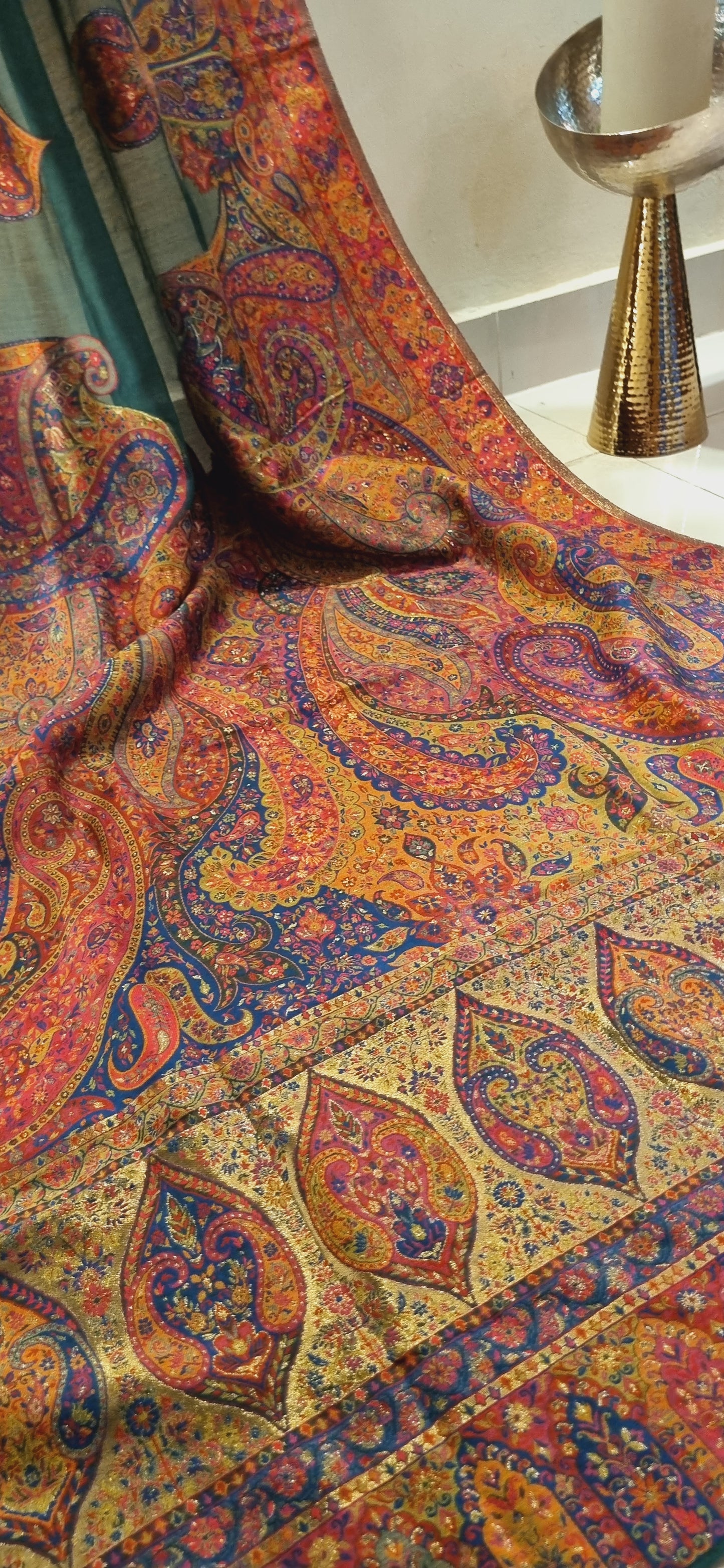 Silk kaani shawl