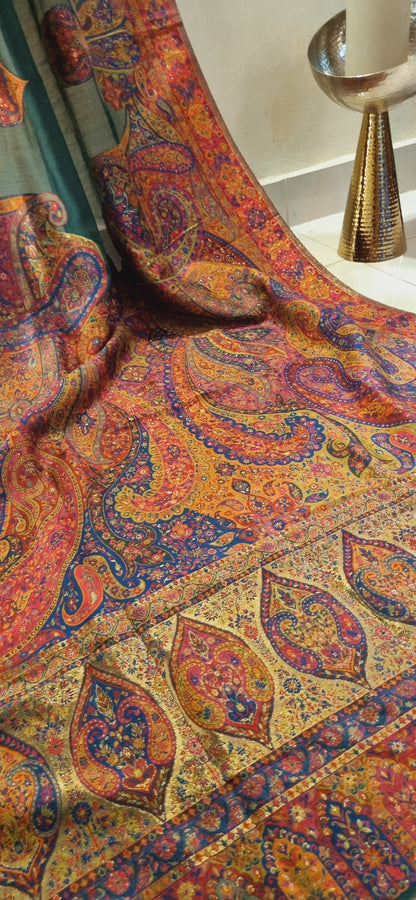 Silk kaani shawl