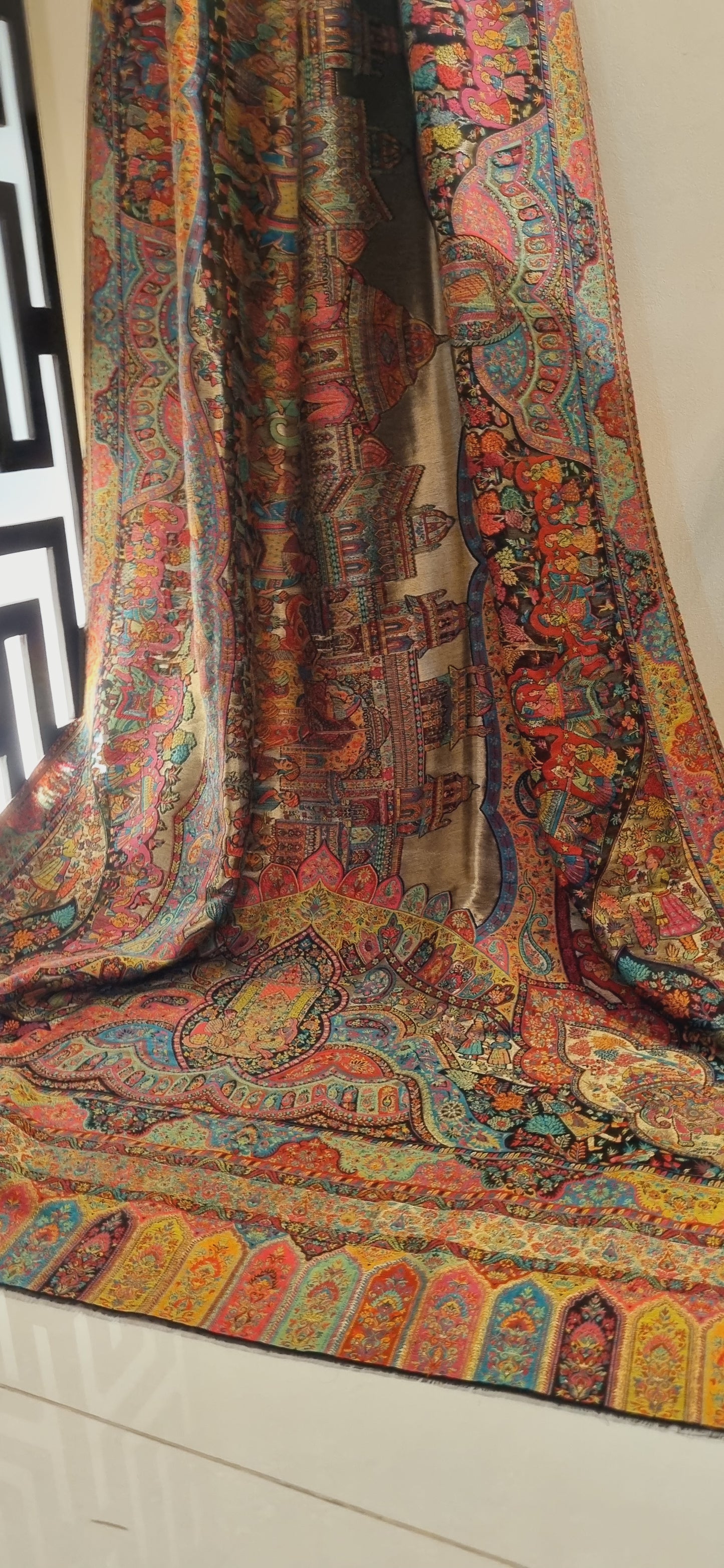 Moonlight kaani darbari pashmina