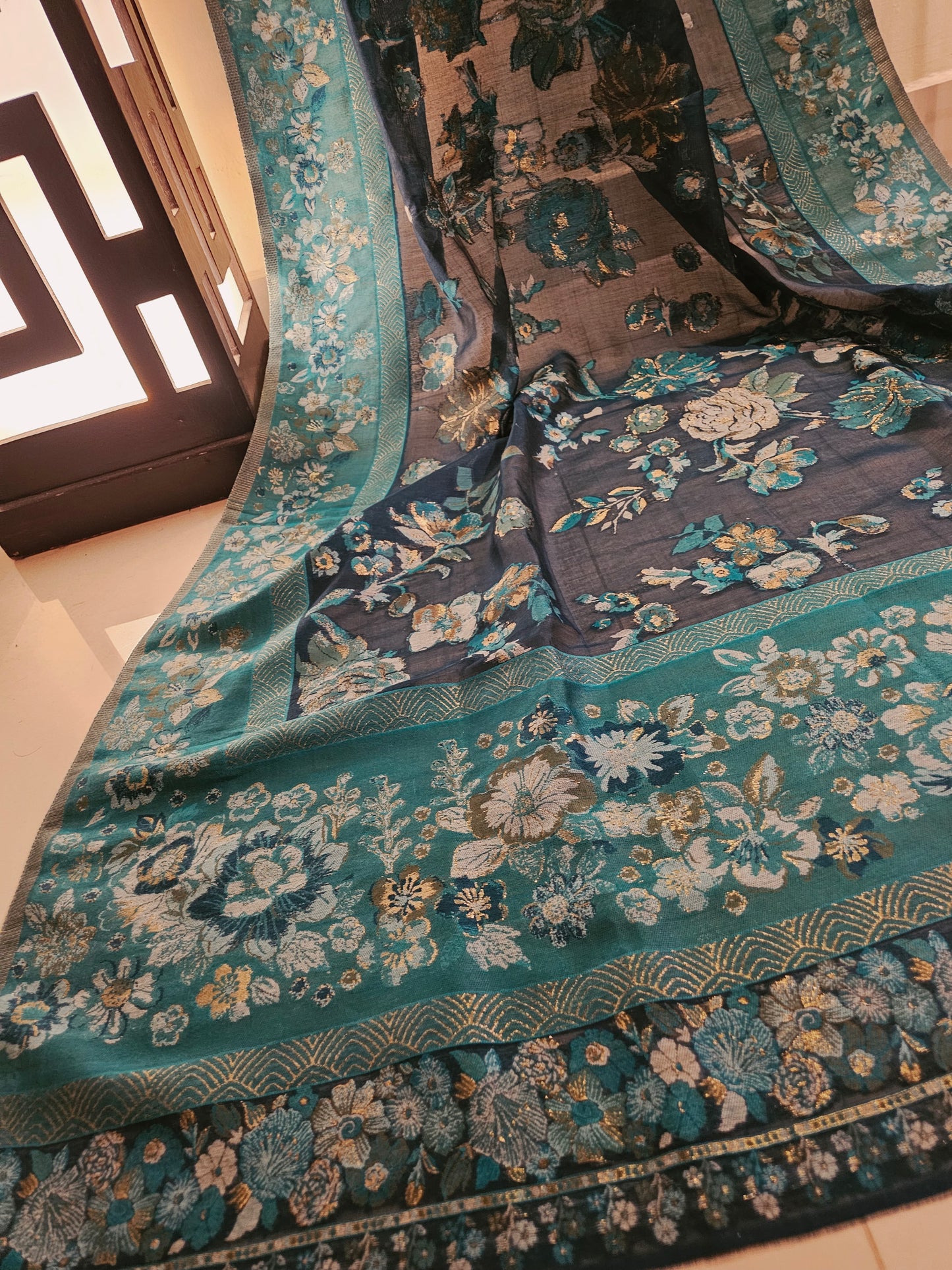 Silk kaani shawl