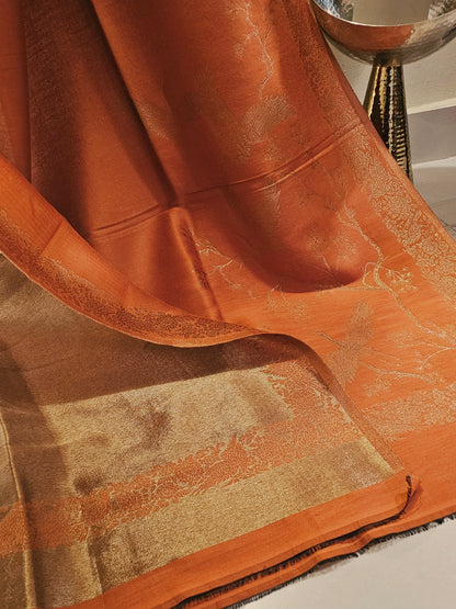 Reversible moonlight paper kaani shawl