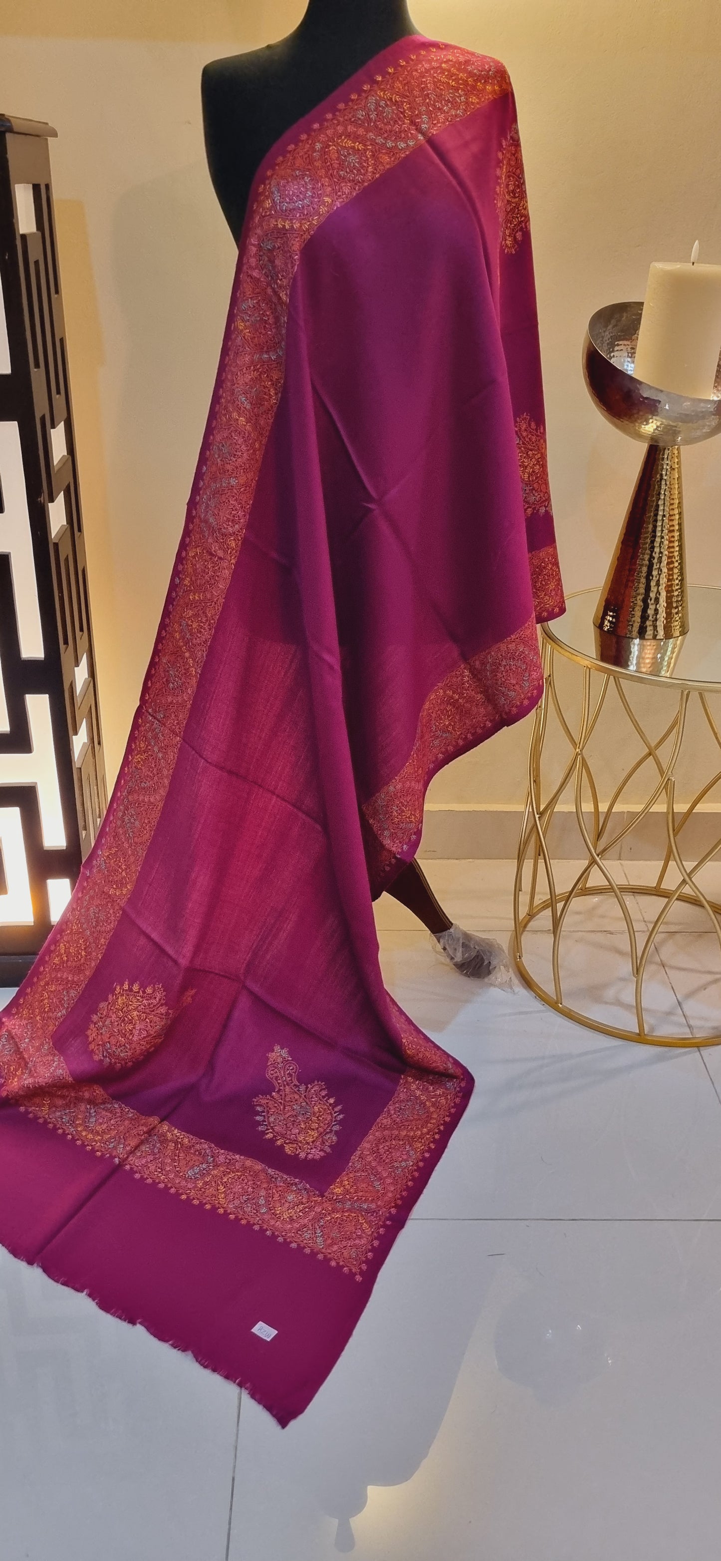 Hand embroidered Mini shawl