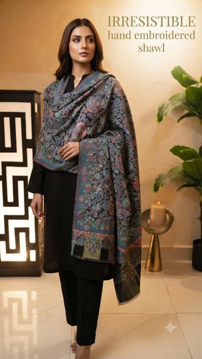 Kaani shawl: woollen pashmina