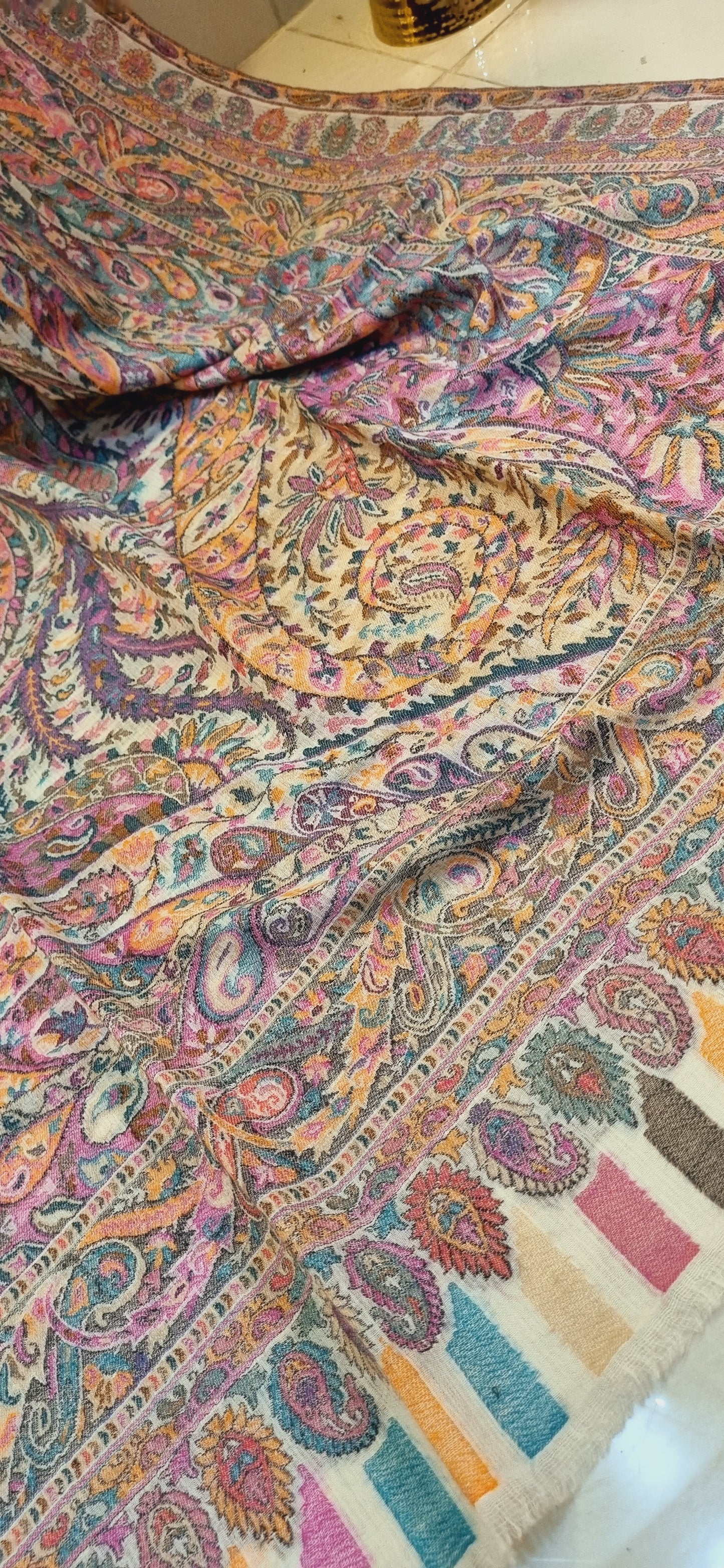 Persian kaani Pashmina shawl