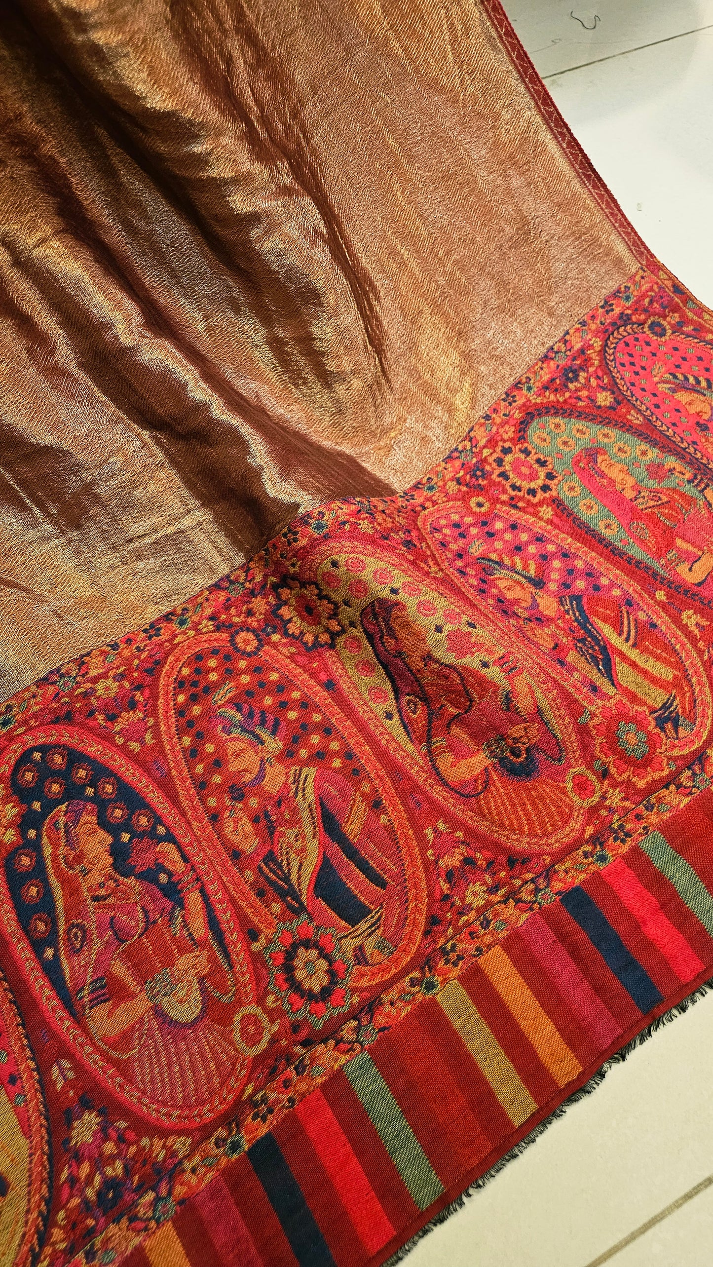 Reversible Kaani: Pashmina