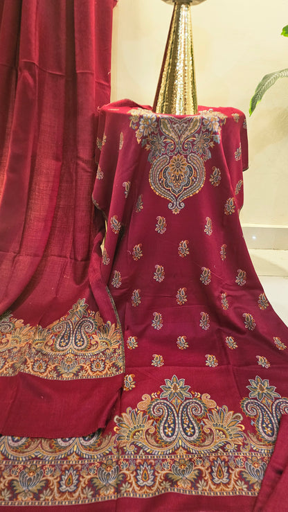 Kaani suit: Pashmina