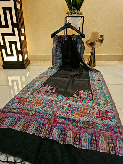 Silk kaani minishawl