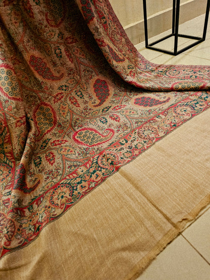 Reversible toosh kaani shawl