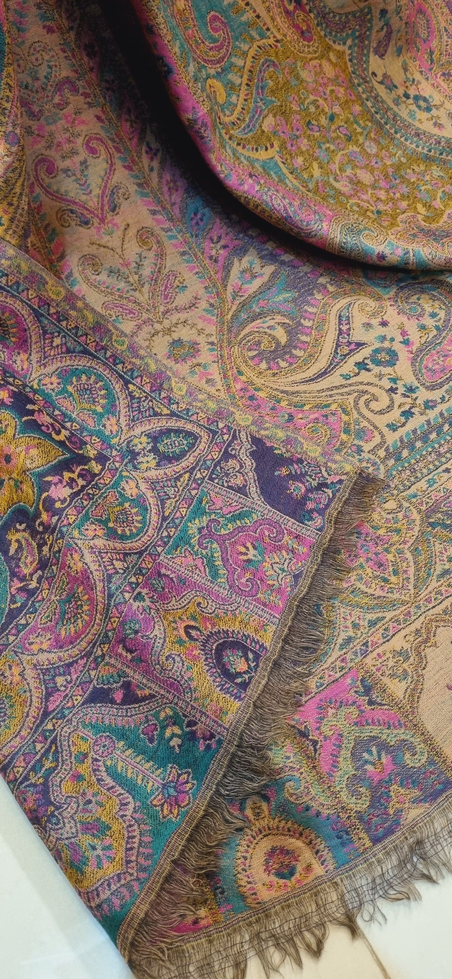 Reversible Persian kaani shawl